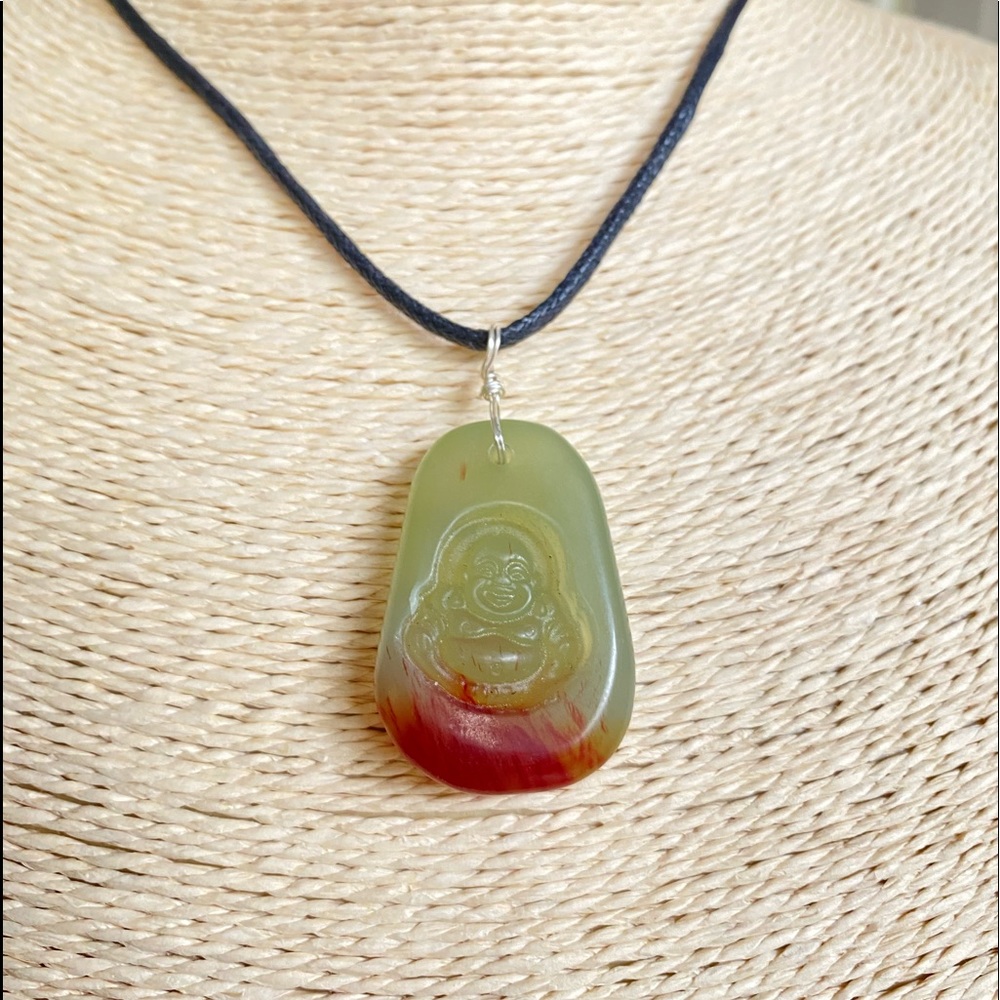 Jade Buddha necklaces Jade necklaces unisex jade